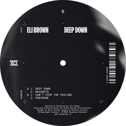 Eli Brown - Deep Down (12" Maxi)