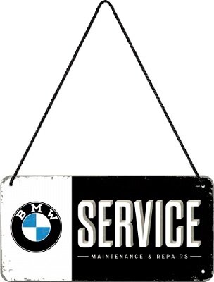 Hängeschild. BMW / Service