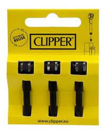 Clipper Feuerzeugsystem Flint - 3 Stück