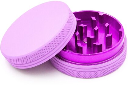 Silicon coated Grinder Lila 2 Parts 50mm