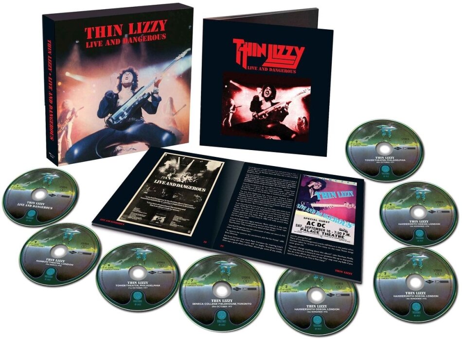 Thin Lizzy - Live And Dangerous (2023 Reissue, Super Deluxe Boxset, 8 CD)