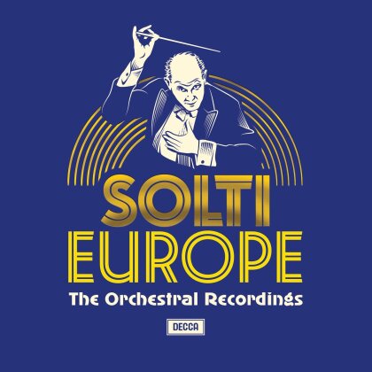 Johannes Brahms (1833-1897), Franz Schubert (1797-1828), Wolfgang Amadeus Mozart (1756-1791), Ludwig van Beethoven (1770-1827) & Sir Georg Solti - Solti In Europe - The Orchestral Recordings (44 CD + DVD)