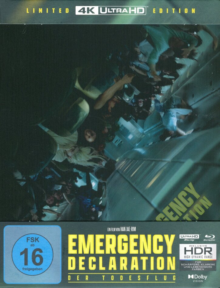 Emergency Declaration - Der Todesflug (2021) (Limited Edition, Steelbook, 4K Ultra HD + Blu-ray)