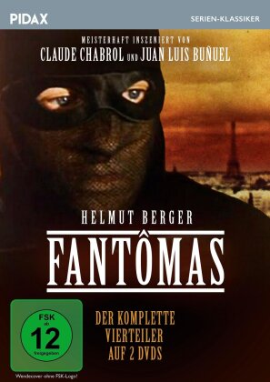 Fantômas - Der komplette Vierteiler (1980) (Pidax Serien-Klassiker, 2 DVDs)