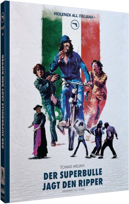 Der Superbulle jagt den Ripper (1979) (Cover C, Violenza All'Italiana Collection, Limited Edition, Mediabook, Blu-ray + DVD)