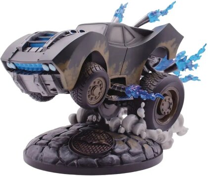 Cryptozoic - Dc The Batman Designer Series Batmobile Statue Blu