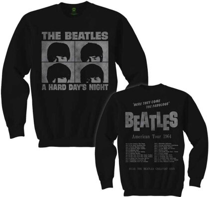 The Beatles Unisex Long Sleeve T-Shirt - Hard Days Night (Back Print)