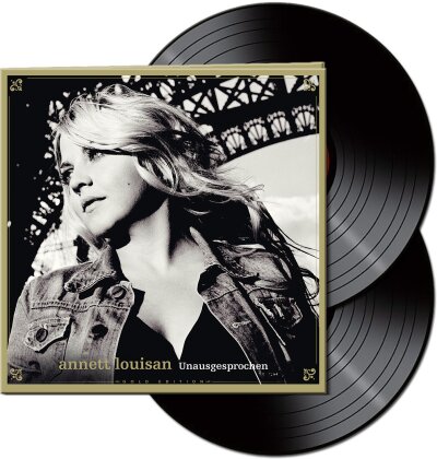 Annett Louisan - Unausgesprochen (2022 Reissue, Gold Edition, + Bonustrack, Black Vinyl, 2 LPs)