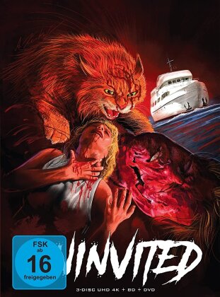 Uninvited (1987) (Cover A, Limited Edition, Mediabook, 4K Ultra HD + Blu-ray + DVD)