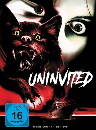 Uninvited (1987) (Cover B, Édition Limitée, Mediabook, 4K Ultra HD + Blu-ray + DVD)