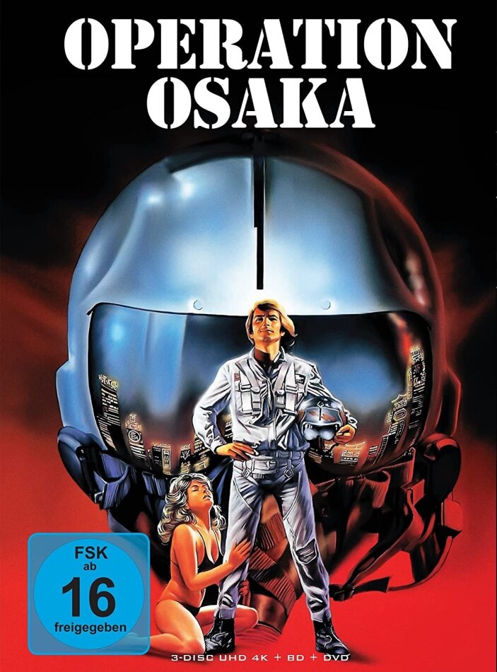 Operation Osaka (1983) (Cover B, Limited Edition, Mediabook, 4K Ultra HD + Blu-ray + DVD)
