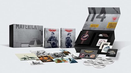 Top Gun / Top Gun: Maverick (Super-Fan Edition, + Goodies, Edizione Limitata, Steelbook, 2 4K Ultra HDs + 2 Blu-ray)