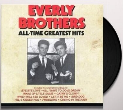The Everly Brothers - All-Time Greatest Hits (Curb Records, LP)
