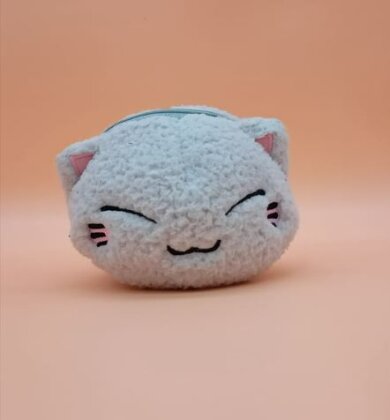 Nemuneko - Gris - Coll. avec poche - 14 cm