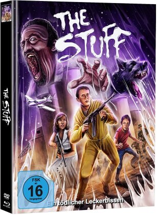 The Stuff (1985) (Cover B, Limited Edition, Mediabook, Blu-ray + DVD)
