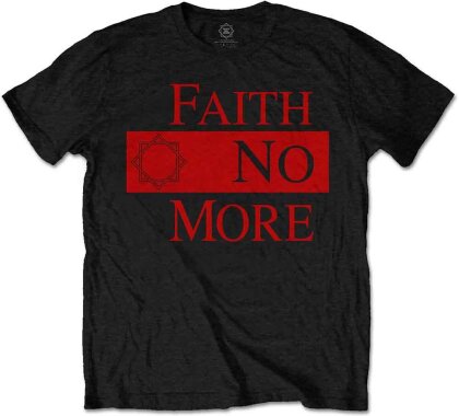 Faith No More Unisex T-Shirt - Classic New Logo Star (XXX-Large) - Grösse XXXL