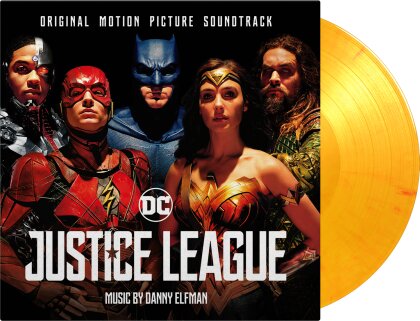 Danny Elfman - Justice League - OST (2023 Reissue, Music On Vinyl, Limited to 1000 Copies, Flaming Colored, 2 LPs)