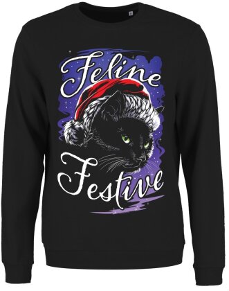 Feline Festive - Ladies Christmas Jumper