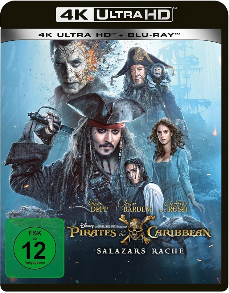 Pirates of the Caribbean 5 - Salazars Rache (2017) (4K Ultra HD + Blu-ray)