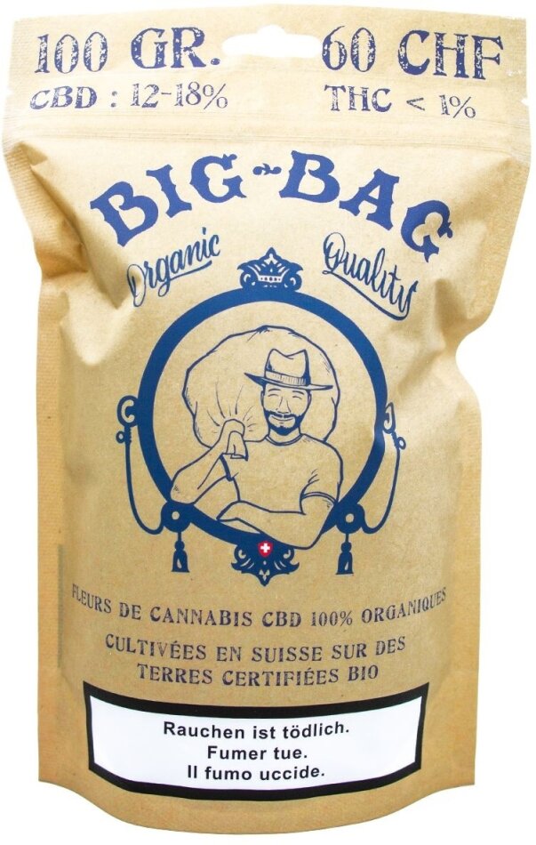 Big Bag Organic Quality CBD 100gr