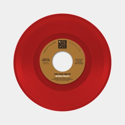 Take Vibe E.P. - Golden Brown / Walking On The Moon (2022 Reissue, Red Vinyl, 7" Single)