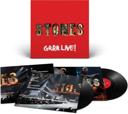 The Rolling Stones - GRRR Live! (Live At Newark) (Black Vinyl, 3 LP)