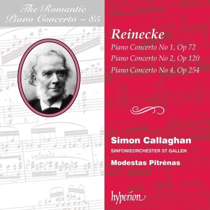 Carl Heinrich Reinecke (1824-1910), Modestas Pitrenas, Simon Callaghan & Sinfonieorchester St. Gallen - Piano Concertos 1, 2, 4