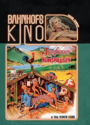Die Jungfrauen von Bumshausen (1970) (Cover E, Bahnhofskino, Limited Edition, Mediabook, Blu-ray + DVD)