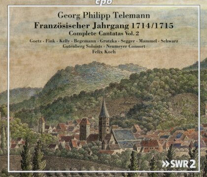 Sabine Goetz, Gutenberg Soloists, Neumeyer Consort, Georg Philipp Telemann (1681-1767) & Felix Koch - Französischer Jahrgang 1714/1715 - Complete Cantatas Vol. 2 (2 CDs)