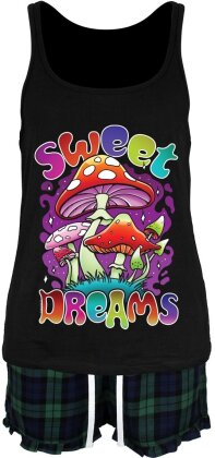 Sweet Dreams Mushrooms - Ladies Short Pyjama Set