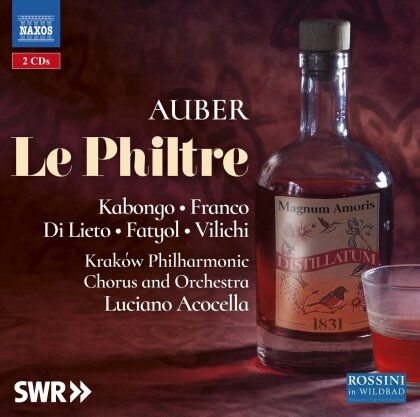 Kabongo, Franco, Daniel-François-Esprit Auber (1782-1871), Luciano Acocella & Kraków Philharmonic Orchestra - Le Philtre (2 CDs)