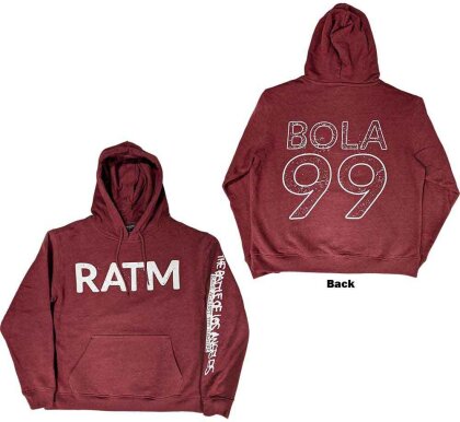 Rage Against The Machine Unisex Pullover Hoodie - Battle 99. (Back Print)