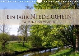 Ein Jahr Niederrhein Wiesen und Wälder (Wandkalender 2023 DIN A4 quer)