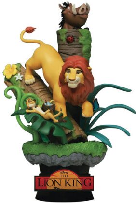 Merc Figur Disney König der Löwen Simba 15cm PVC 15cm Beast Kingdom D-Stage Disney Classic König der Löwen Diorama