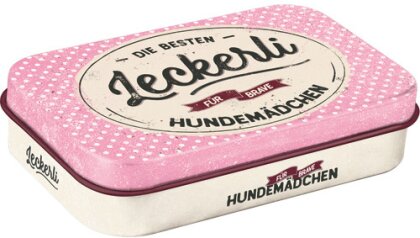 Leckerli-Dose. Hundemädchen