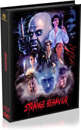 Strange Behavior (1981) (Cover A, Wattiert, Limited Edition, Mediabook, Blu-ray + DVD)