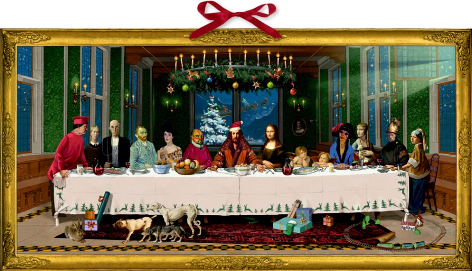 Wand-Adventskalender - Das Weihnachtsmahl