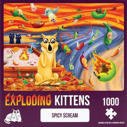Exploding Kittens Puzzle Spicy Scream