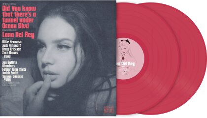 Lana Del Rey - Did You Know That There's A Tunnel Under Ocean Blvd (CH Exclusive, Retail Exclusive Alt Cover, Limited Edition, Dark Pink Vinyl, 2 LPs)