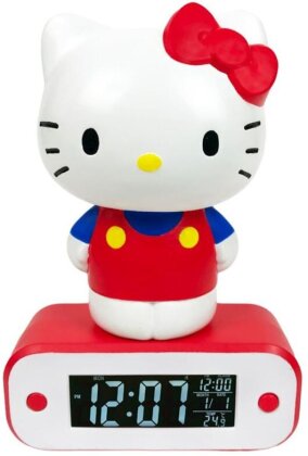 Hello Kitty: Light-Up 3D Figure Digital Alarm Clock Lamp