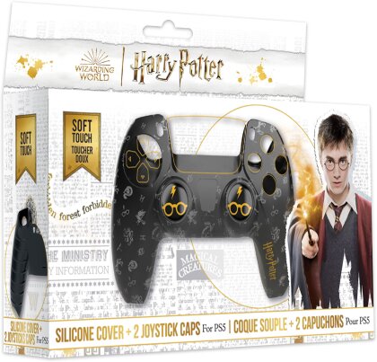 Coque Silicone - Manette PS5 - Lunettes - Harry Potter