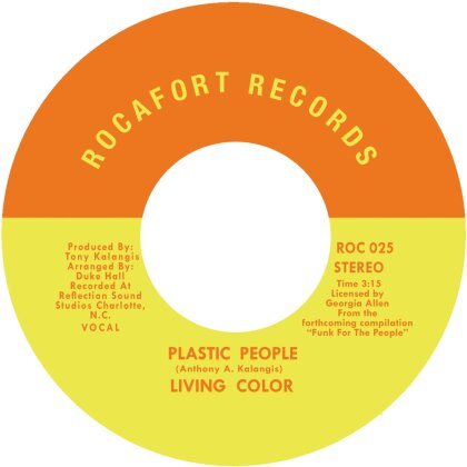 Living Color - Plastic People (2023 Reissue, Colored, 7" Single)