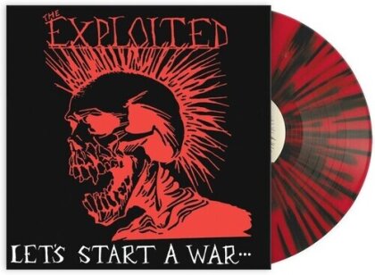 The Exploited - Let's Start A War (2022 Reissue, Drastic Plastic, 140 Gramm, Limited Edition, Black / Red Vinyl, LP)