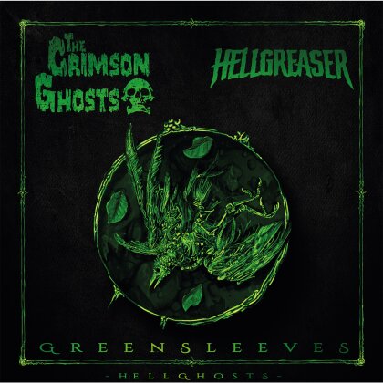 The Crimson Ghosts & Hellgreaser - Greensleeves (Neongreen/Black Haze Vinyl, LP)