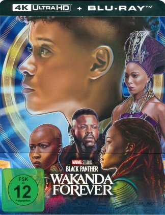 Black Panther: Wakanda Forever - Black Panther 2 (2022) (Limited Edition, Steelbook, 4K Ultra HD + Blu-ray)