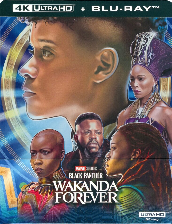 Black Panther: Wakanda Forever - Black Panther 2 (2022) (Limited Edition, Steelbook, 4K Ultra HD + Blu-ray)