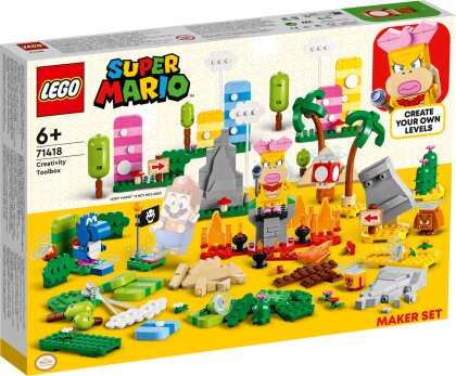 Kreativbox Leveldesigner-Set - Lego Super Mario, 588 Teile,