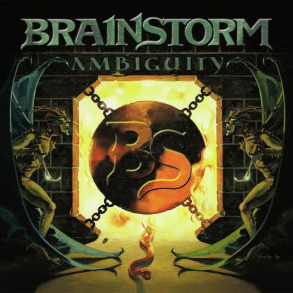 Brainstorm (Heavy) - Ambiguity (2023 Reissue, Atomic Fire Records, Gatefold, Orange/Black Marbled Vinyl, 2 LPs)