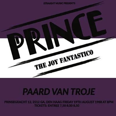 Prince - The Joy Fantastico - Live In The Hague '88 (Japan Edition, 2 CDs)