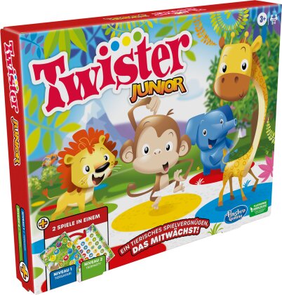Twister Junior, d - ab 3 Jahren, 2-4 Spieler,